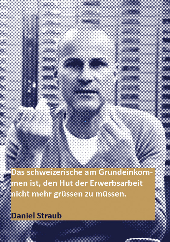 Daniel Straub, Initiator of the Grundeinkommensinitiative. Picture: Grundeinkommen.ch